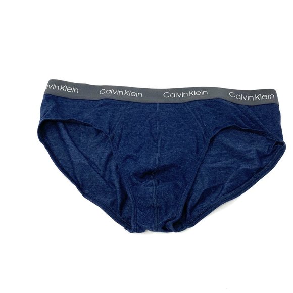 💖MEGA SALE💖Calvin Klein 3 PACK Blue Underwear Brief Cotton Men's NP21660416 - Picture 3 of 8